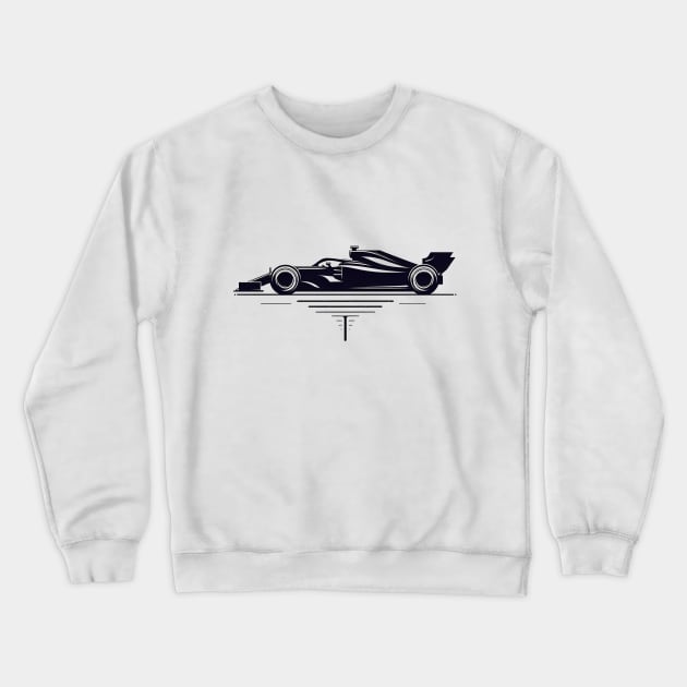 formula 1 car Crewneck Sweatshirt by TaevasDesign